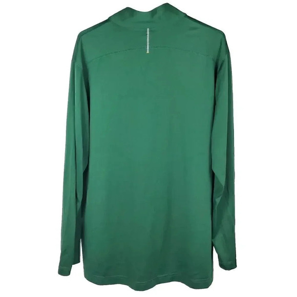 Men's MAJESTIC Green Bay Packers NFL Cool Base Quarter Zip Pullover Shirt SZ XL‎ - Picture 5 of 8